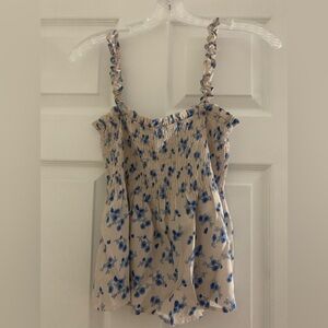 Pink Lily smocked top